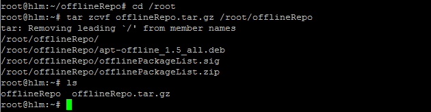 8. Create offline package