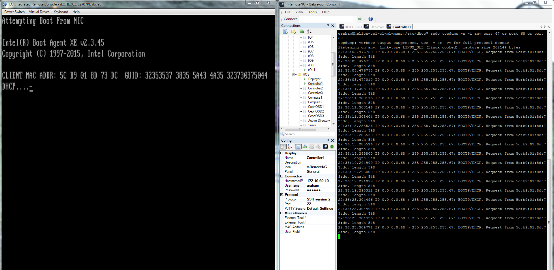 PXE&TCPDUMP