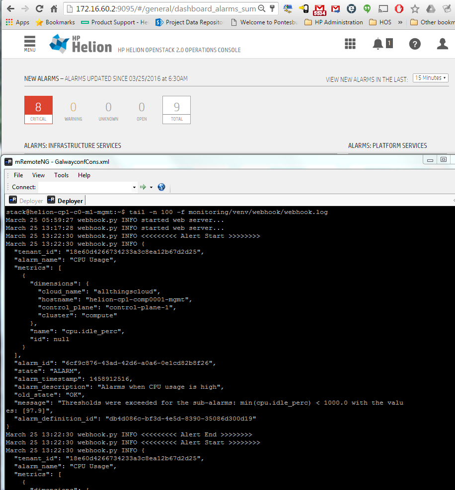 Webhook Alarm